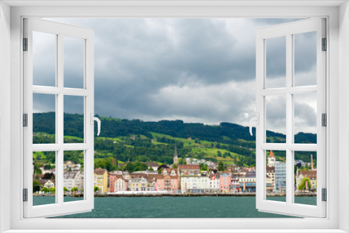 Fototapeta Naklejka Na Ścianę Okno 3D - Rorschach Schweiz
