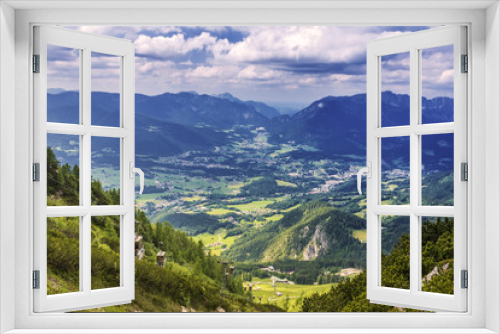 Fototapeta Naklejka Na Ścianę Okno 3D - Seilbahn Jenner
