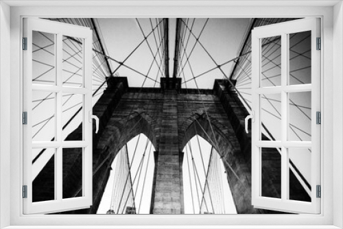 Fototapeta Naklejka Na Ścianę Okno 3D - Brooklyn Bridge - New York City