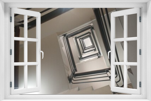 Fototapeta Naklejka Na Ścianę Okno 3D - staircase in building