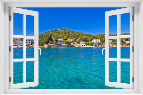 Fototapeta Naklejka Na Ścianę Okno 3D - Island of Ugljan turquoise coast