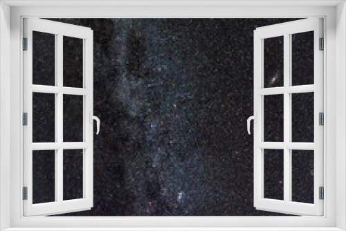 Fototapeta Naklejka Na Ścianę Okno 3D - Starfield within Milky Way galaxy, with the Andromeda galaxy showing in the distance