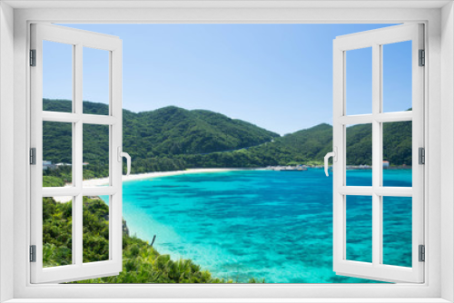 Fototapeta Naklejka Na Ścianę Okno 3D - 沖縄の海・渡嘉敷島