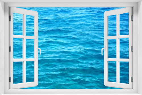 Fototapeta Naklejka Na Ścianę Okno 3D - Blue sea