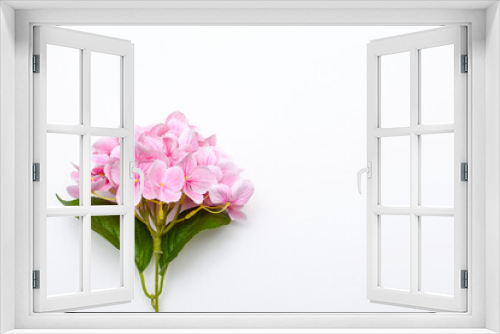 Fototapeta Naklejka Na Ścianę Okno 3D - Woman with bouquet of beautiful roses on light blue background, closeup