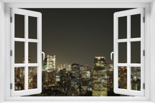 Fototapeta Naklejka Na Ścianę Okno 3D - Tokyo cityscape at night