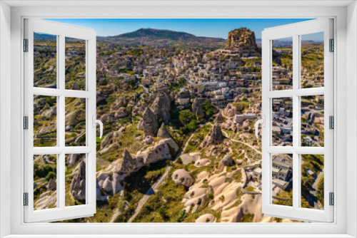 Fototapeta Naklejka Na Ścianę Okno 3D - Uchisar Castle in Nevsehir Province in Cappadocia, Turkey