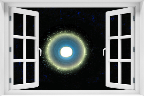 Fototapeta Naklejka Na Ścianę Okno 3D - Drawing of a supernova star