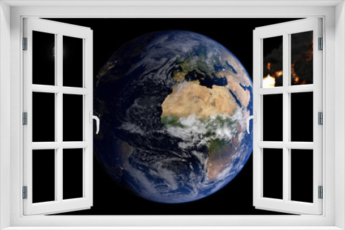Fototapeta Naklejka Na Ścianę Okno 3D - Asteroid & Eurafrica