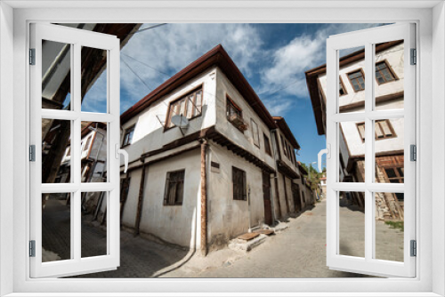 Fototapeta Naklejka Na Ścianę Okno 3D - Beypazari District of Ankara, Turkey. Traditional Houses in Beypazari Town.