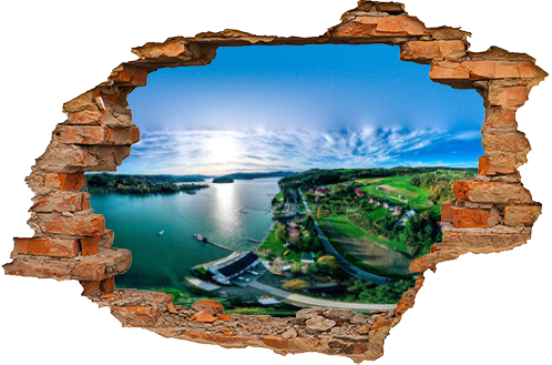 Panoramic picture 360, Małopolska Jezioro Rożnowskie,  Bartkowa