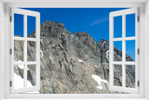 Fototapeta Naklejka Na Ścianę Okno 3D - Snowy mountains
