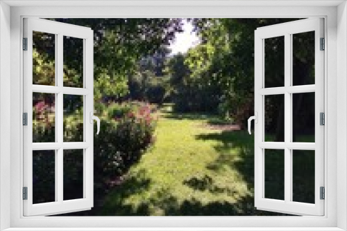 Fototapeta Naklejka Na Ścianę Okno 3D - garden