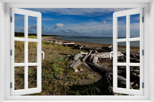 Fototapeta Naklejka Na Ścianę Okno 3D - Beautiful remoteness of East Beach on Haida Gwaii