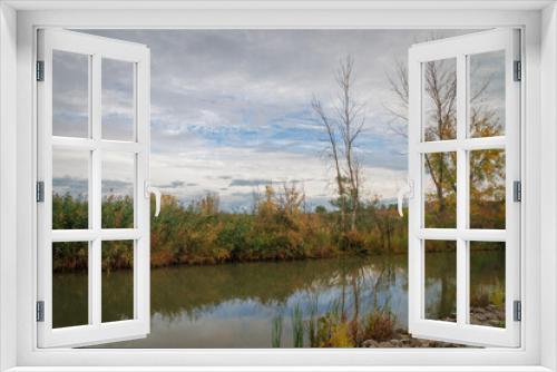 Fototapeta Naklejka Na Ścianę Okno 3D - Autumn Bayou (2023)