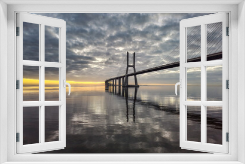 Fototapeta Naklejka Na Ścianę Okno 3D - Ponte Vasco da Gama
