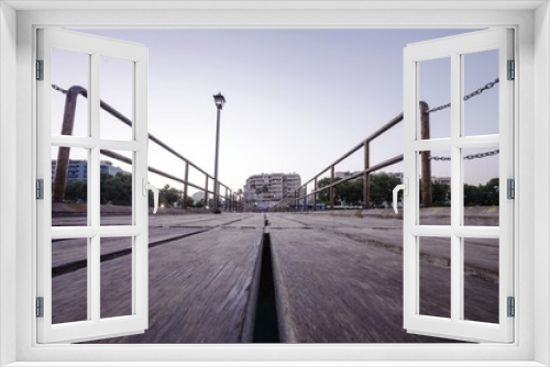 Fototapeta Naklejka Na Ścianę Okno 3D - Enaerios pier, Limassol, Cyprus