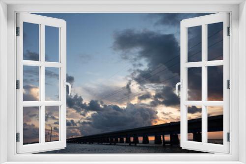 Fototapeta Naklejka Na Ścianę Okno 3D - Twilight Hues over the Coastal Highway