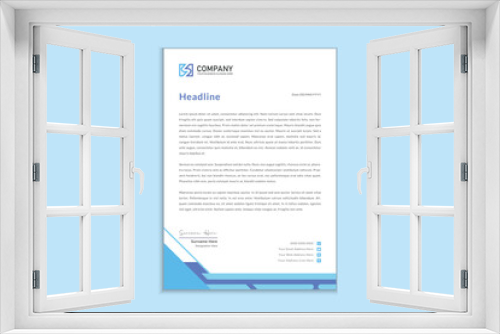 Letterhead design for corporate business