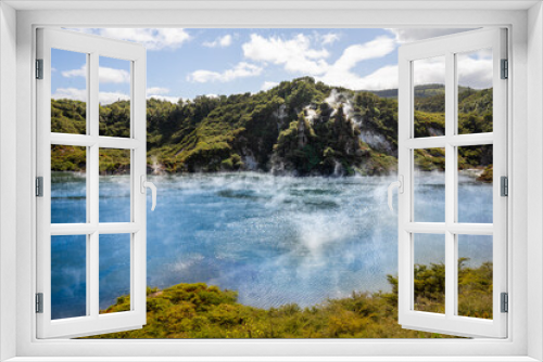 Fototapeta Naklejka Na Ścianę Okno 3D - The photo shows lake at Waimangu Volcanic Valley, New Zealand.