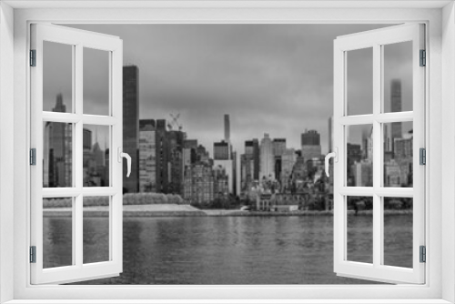 Fototapeta Naklejka Na Ścianę Okno 3D - New York Skyline