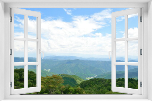 Fototapeta Naklejka Na Ścianę Okno 3D - 茶臼山高原山頂からの眺め（愛知県）
