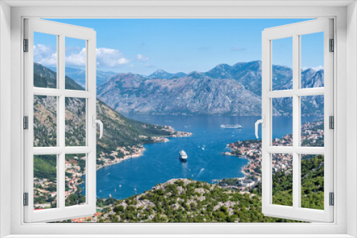 Fototapeta Naklejka Na Ścianę Okno 3D - Kotor, Montenegro