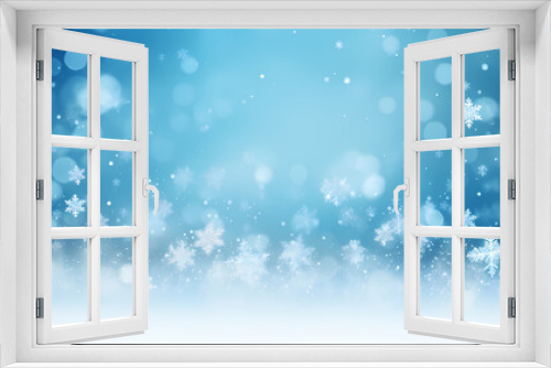 Christmas snowflake background, Christmas and holiday decoration material, PPT background