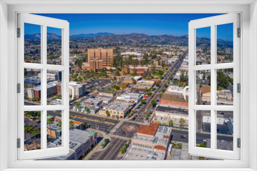 Aerial View of the San Diego Suburb of El Cajon, California