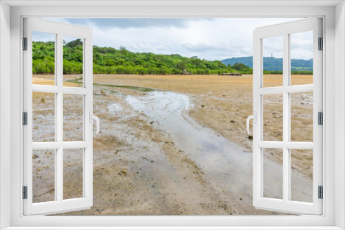 Fototapeta Naklejka Na Ścianę Okno 3D - Nagura Anparu in Ishigaku Island, Okinawa Prefecture, Japan, Ramsar Wetland of International Importance