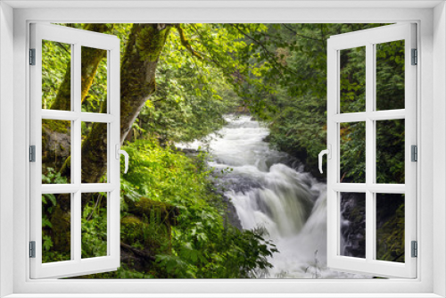 Fototapeta Naklejka Na Ścianę Okno 3D - White Salmon River Falls
