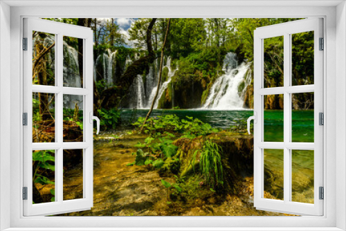 Fototapeta Naklejka Na Ścianę Okno 3D - Park Narodowy jeziora Plitwickie, Chorwacja, UNESCO
