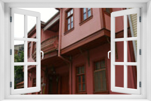Fototapeta Naklejka Na Ścianę Okno 3D - Historical Mudanya Houses in Bursa, Turkey.