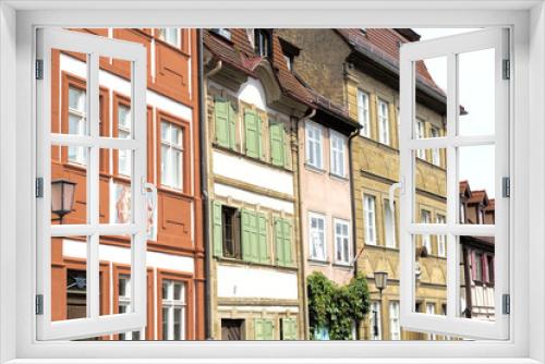 Fototapeta Naklejka Na Ścianę Okno 3D - Historische Fassaden in Bamberg