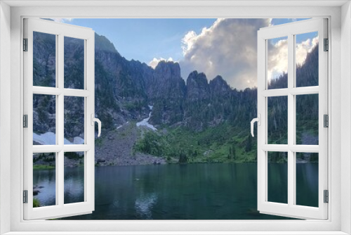 Fototapeta Naklejka Na Ścianę Okno 3D - PNW Mountain Lake1