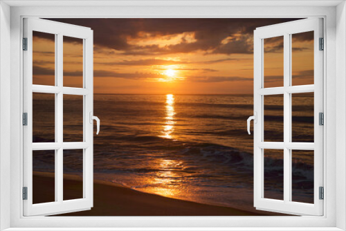 Fototapeta Naklejka Na Ścianę Okno 3D - Sunrise at Sea