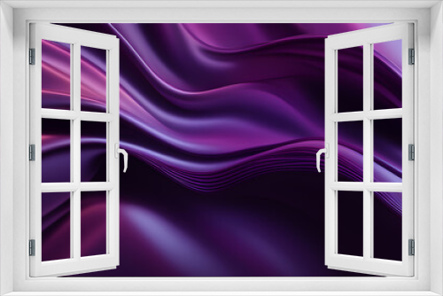 Abstract Purple Wave Design Digital Background Graphic Banner Website Poster Ads Gift Card Template