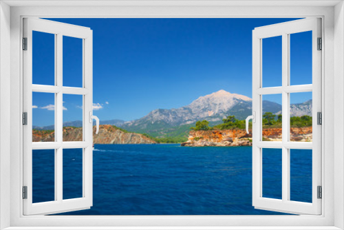 Fototapeta Naklejka Na Ścianę Okno 3D - Mediterranean coast, Kemer