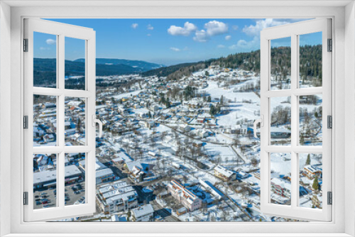 Fototapeta Naklejka Na Ścianę Okno 3D - Winter im niederbayerischen Luftkurort Bodenmais im Bayerischen Wald
