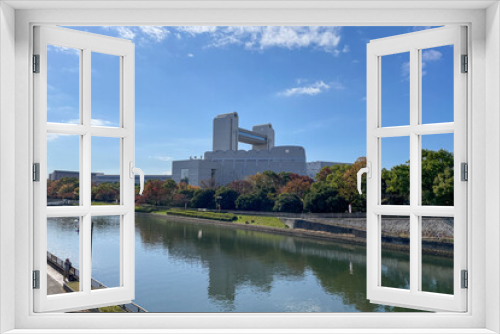 Fototapeta Naklejka Na Ścianę Okno 3D - 名古屋国際会議場
