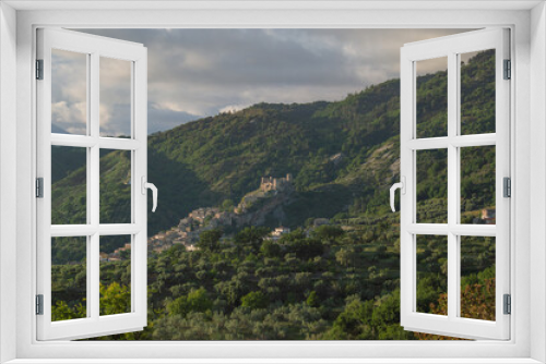 Fototapeta Naklejka Na Ścianę Okno 3D - Panoramic view of the village of Cleto
