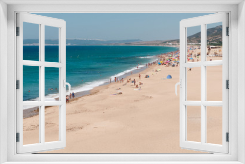 Fototapeta Naklejka Na Ścianę Okno 3D - Playa de Cadiz en verano