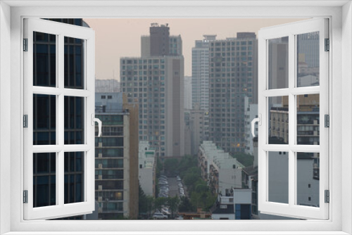 Fototapeta Naklejka Na Ścianę Okno 3D - the scenery of Seoul in Korea