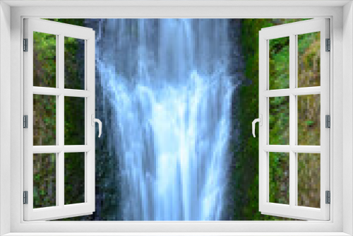 Fototapeta Naklejka Na Ścianę Okno 3D - Multnomah Falls