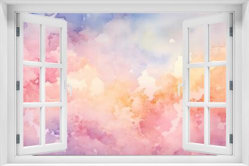 Generate an abstract background resembling a watercolor masterpiece with soft, blended colors