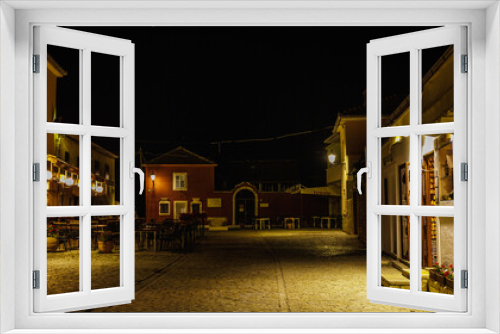 Fototapeta Naklejka Na Ścianę Okno 3D - Nachtaufnahme von Nin, Kroatien