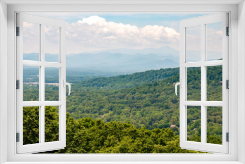 Smoky Mountains, Appalachian Mountains, Beautiful Landscape of Trees and Sky During Summer in the Eastern United States 02