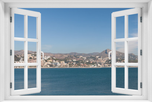 Fototapeta Naklejka Na Ścianę Okno 3D - Coastline at Malaga