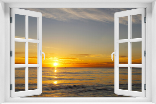 Fototapeta Naklejka Na Ścianę Okno 3D - natural background of a beautiful sunrise on the sea
