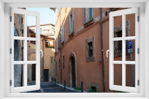 Fototapeta Naklejka Na Ścianę Okno 3D - Historic buildings of Rieti, Italy